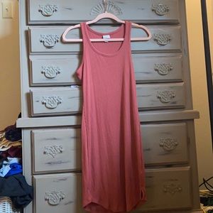 Ribbed Tank Dress